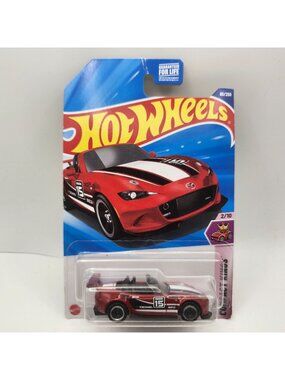Hot Wheels 15 Mazda MX5 Miata Compact Kings Dark Red 2/10 80/250